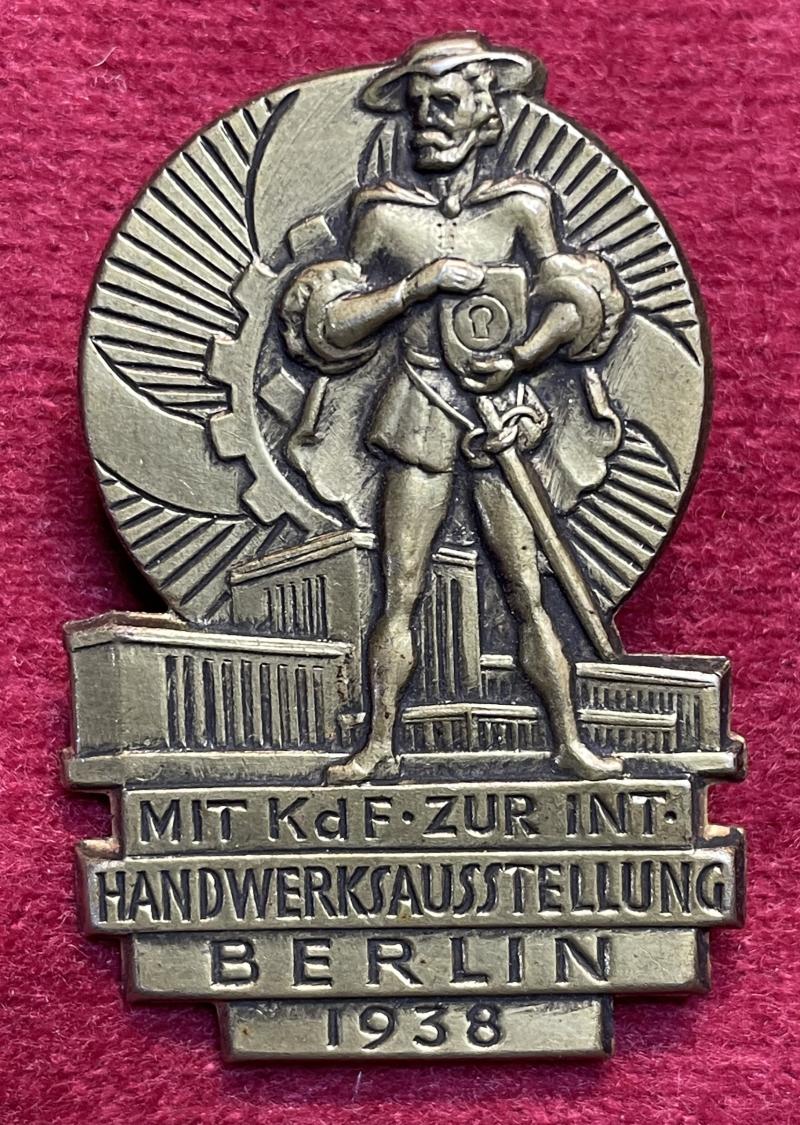 3rd Reich KDF Int. Handwerksausstellung Berlin 1938