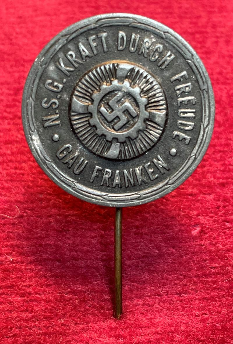 3rd Reich KDF Gau Franken anstecknadel