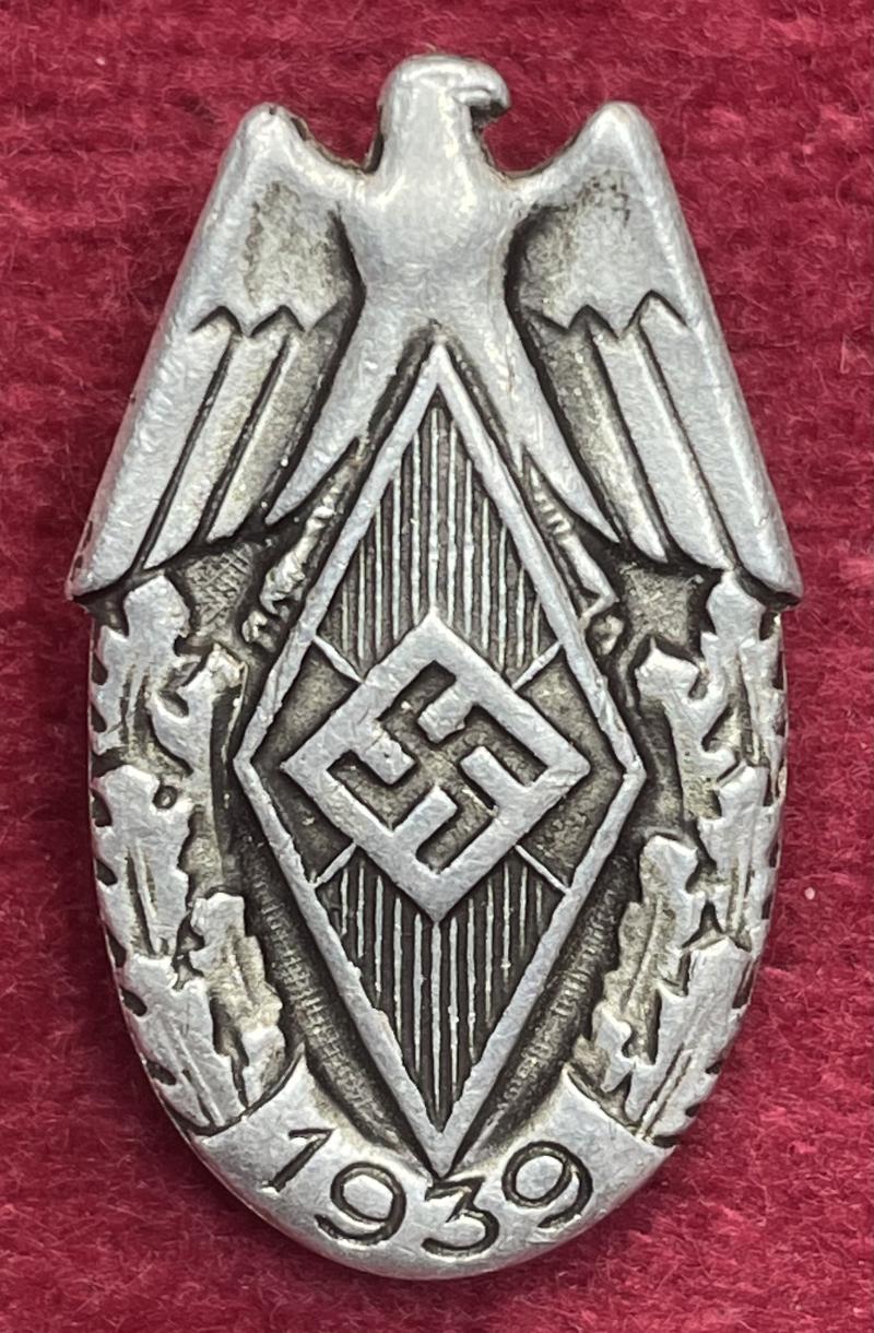 3rd Reich HJ Sieger abzeichen 1939