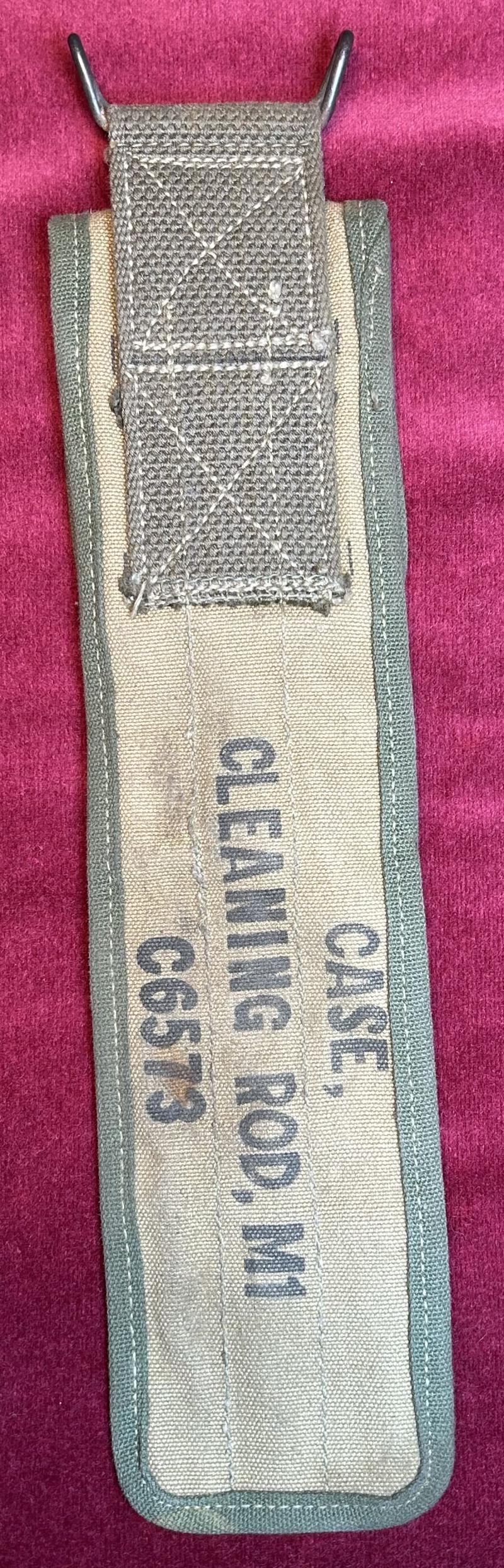 US Army M1 Garand Cleaning rod canvas case M1-C6573