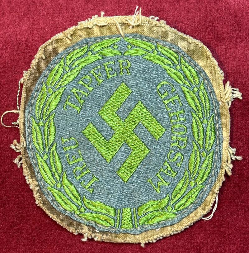 3rd Reich Schuma-Armelabzeichen für die Schutzpolizei
