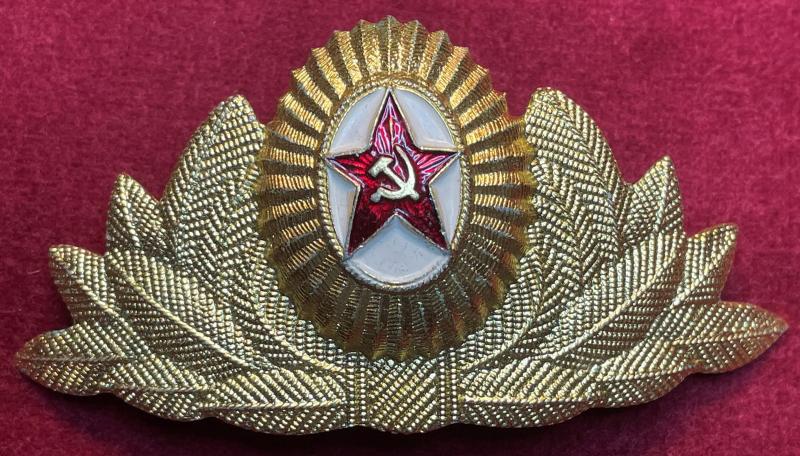 USSR Airforce parade insignia for the M1969 visor cap