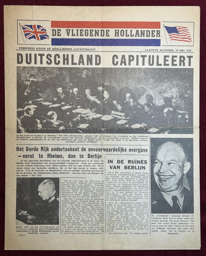 Nederland De Vliegen Hollander - Duitschland Capituleert