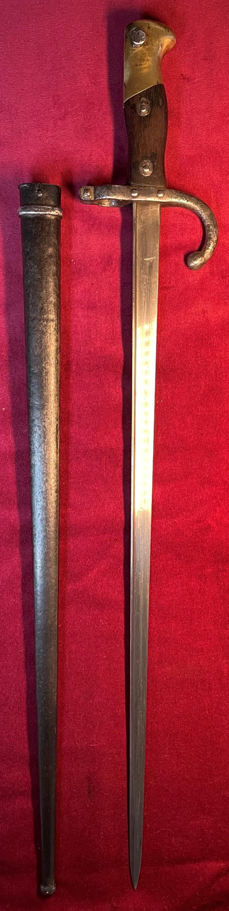 M1874 French Gras sword Bayonet - St. Etienne 1877