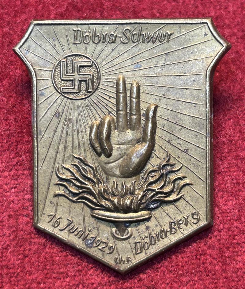 3rd Reich Döbra-Schwur 16 Juni 1929 Döbra-Berg