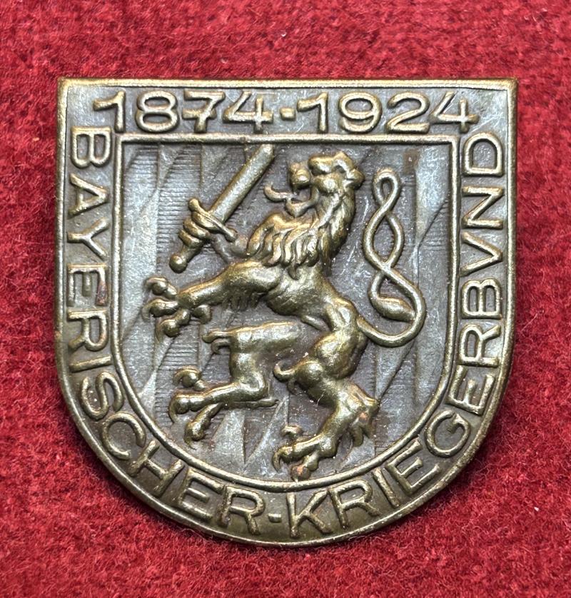 Deutsche Reich Bayerischer Kriegerbund 1874-1924