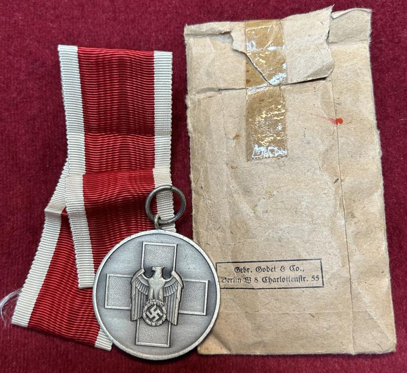 3rd Reich Medaille für Deutsche Volkspflege mit Tüte