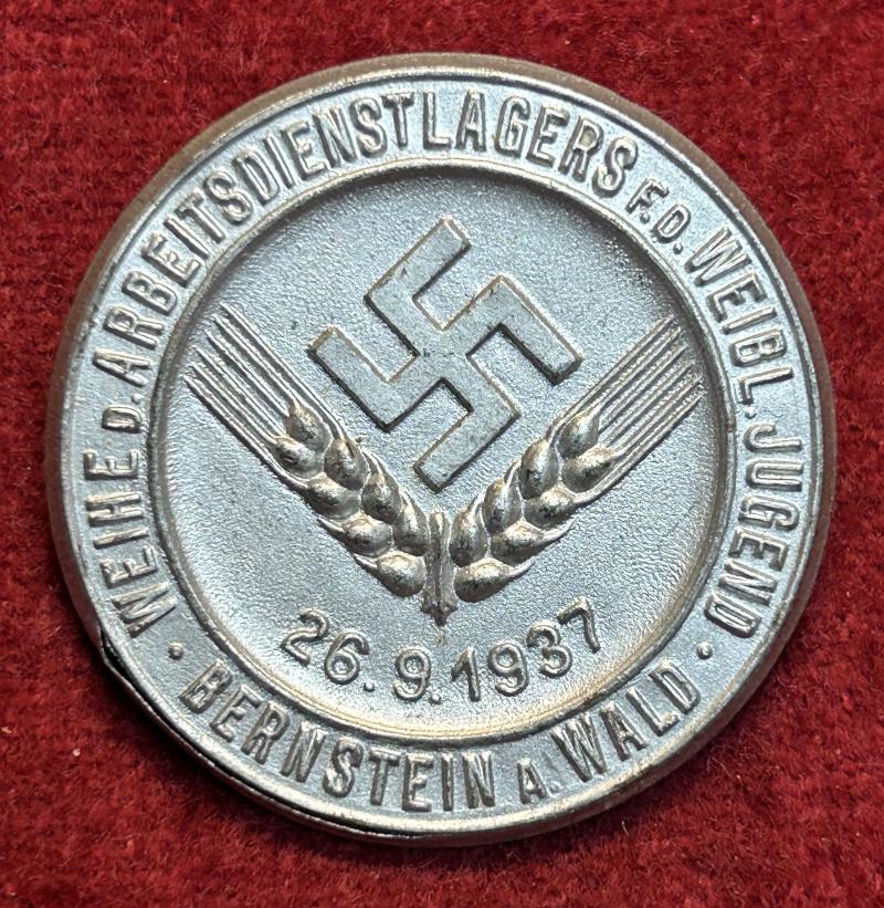 3rd Reich Weihe die arbeitsdienstlagers für die Weibliche Jugend 1937