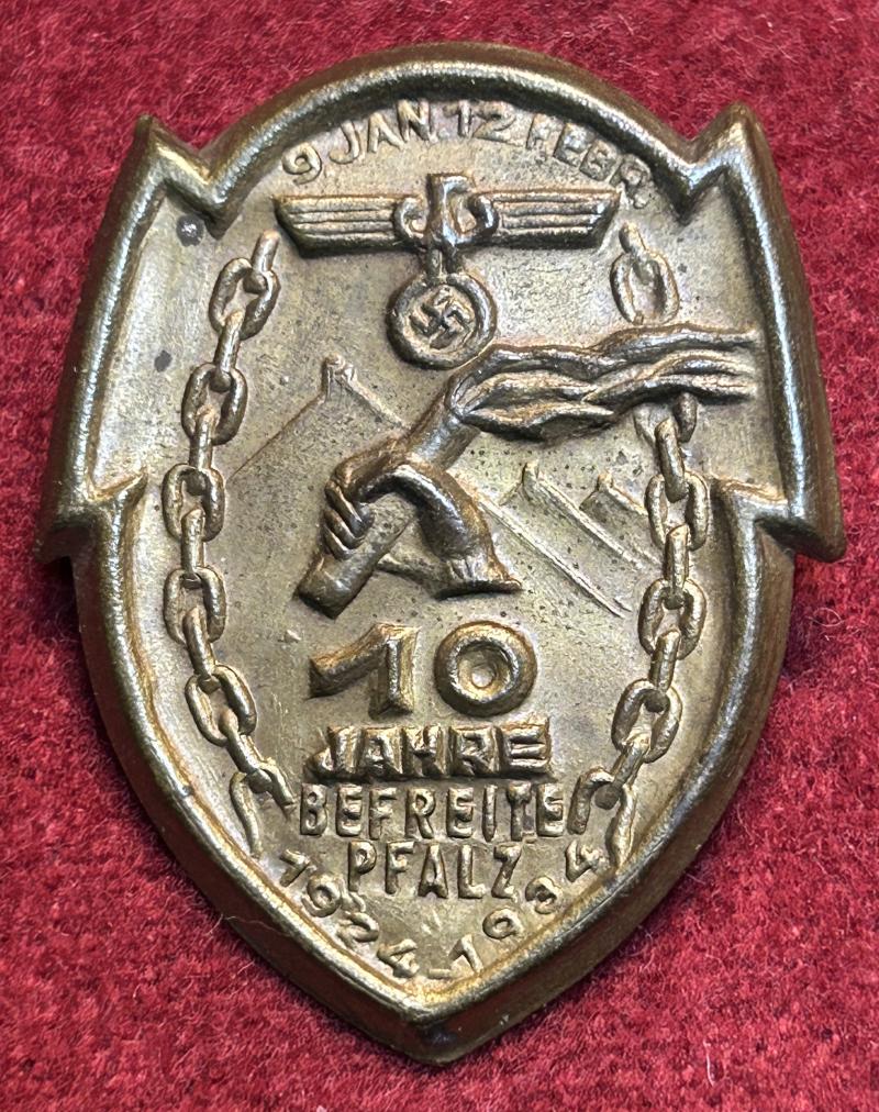 3rd Reich 10 Jahre befreite Pfalz 1924-1934