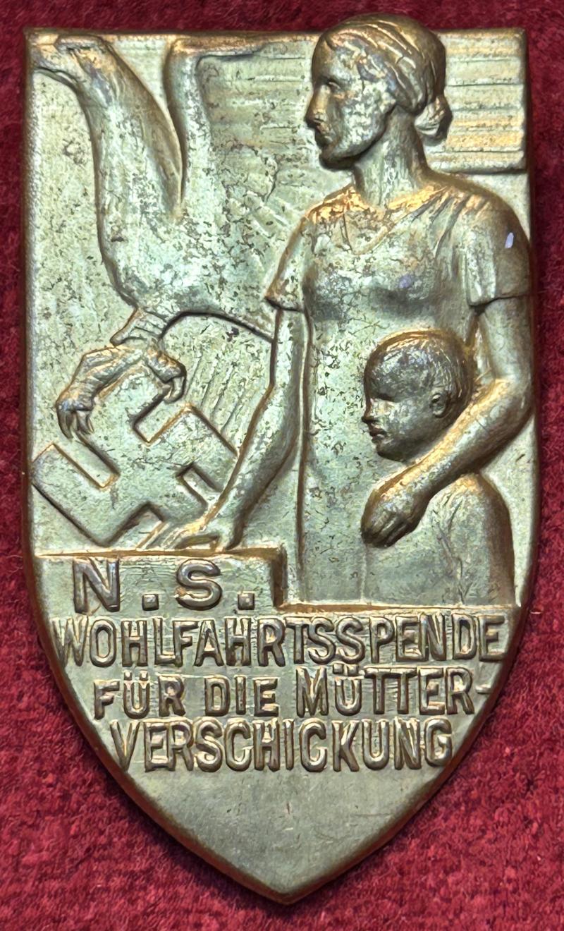 3rd Reich NS Wohlfahrtsspende für die Mütter-verschickung
