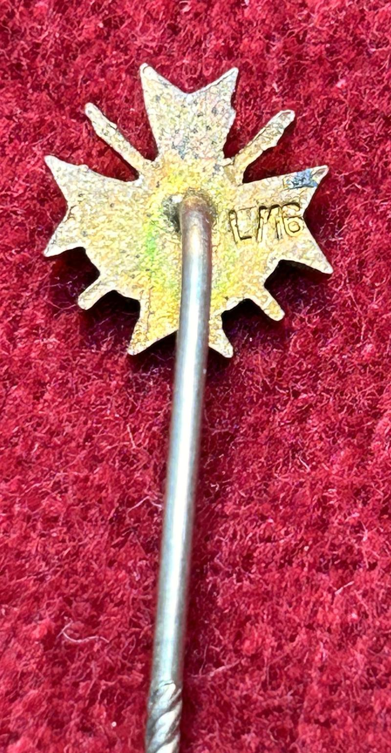 3rd Reich Kriegsverdienstkreuz mit Schwertern 1.klasse Miniatur (L/16)