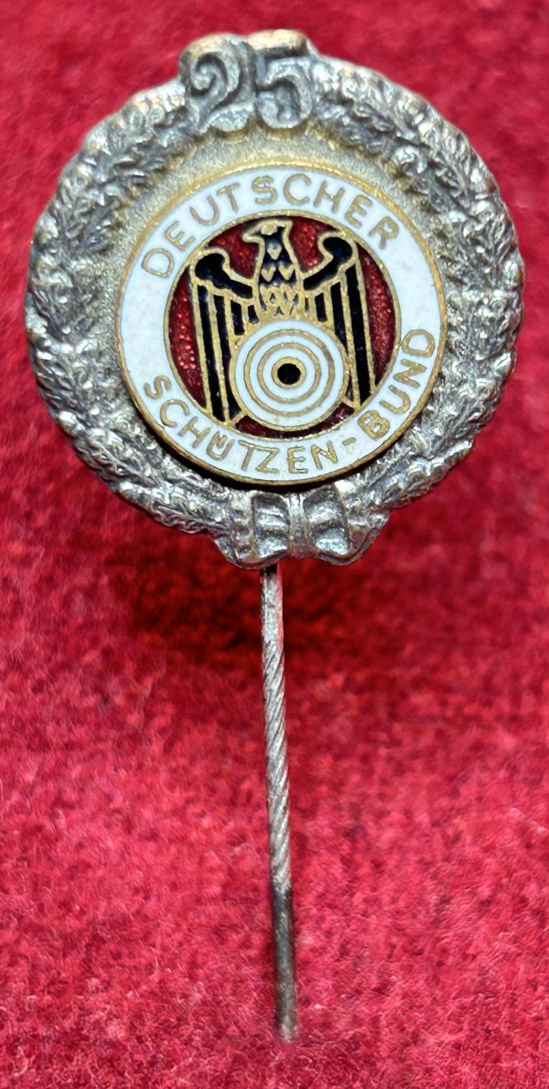 Deutsche Reich DSB Silber Ehrennadel 25 Jahre