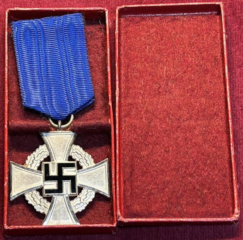 3rd Reich Treuedienst-Ehrenzeichen 2. Stufe für 25 Jahre im Etui