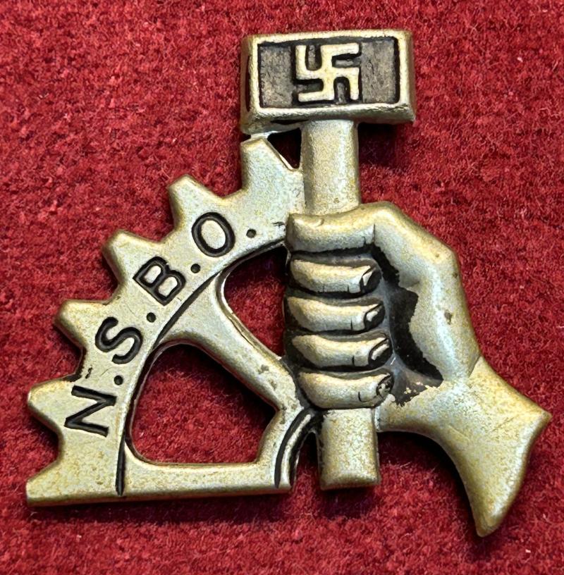 3rd Reich NSBO Mützenabzeichen