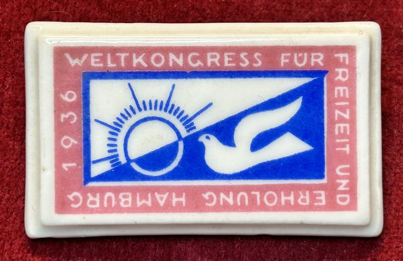 3rd Reich Weltkongress für Freizeit und Erholung Hamburg 1936