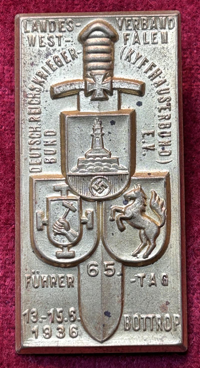 3rd Reich DRKB Landesverband Westfalen 1936