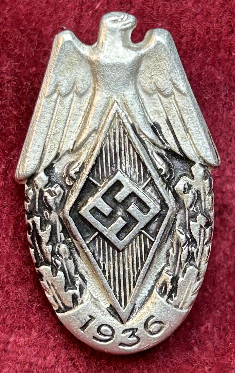 3rd Reich HJ Sieger abzeichen 1936