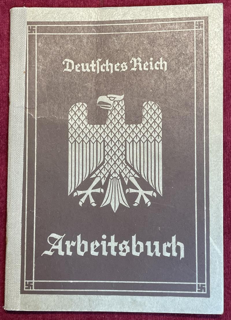 3rd Reich Deutsche Reich Arbeitsbuch