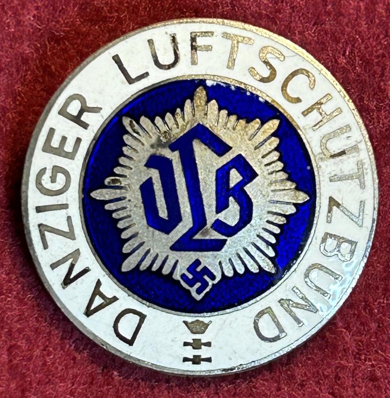 Freie stad Danzig - Danziger Luftschutzbund Mitgliedsabzeichen