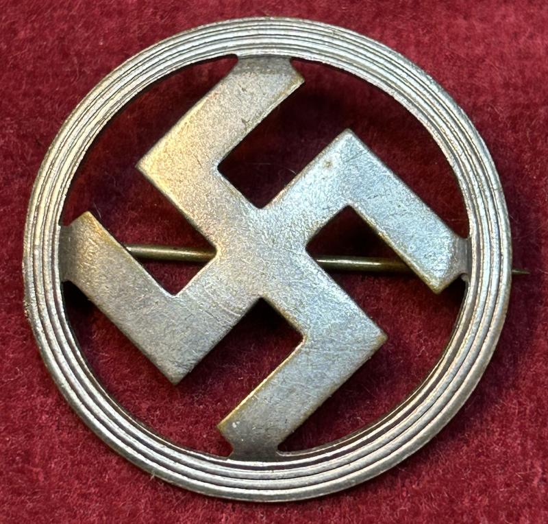 3rd Reich NSDAP Sympathie-Brosche (Hakenkreuz)