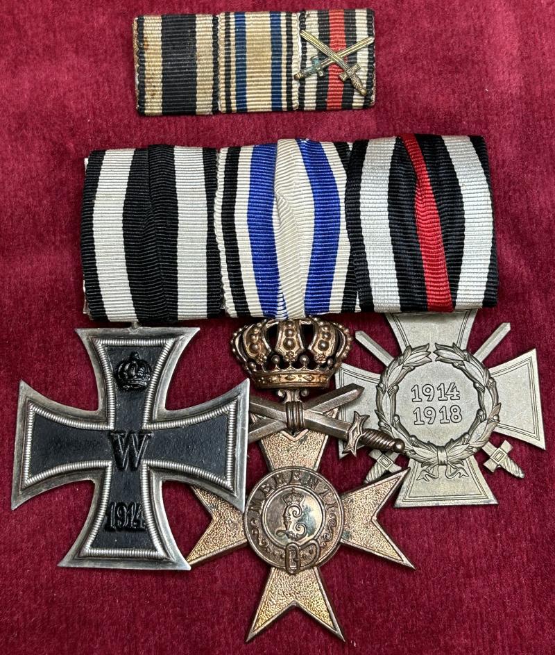 Deutsche Reich Ordensspange mit 3 Auszeichnungen und feldspange