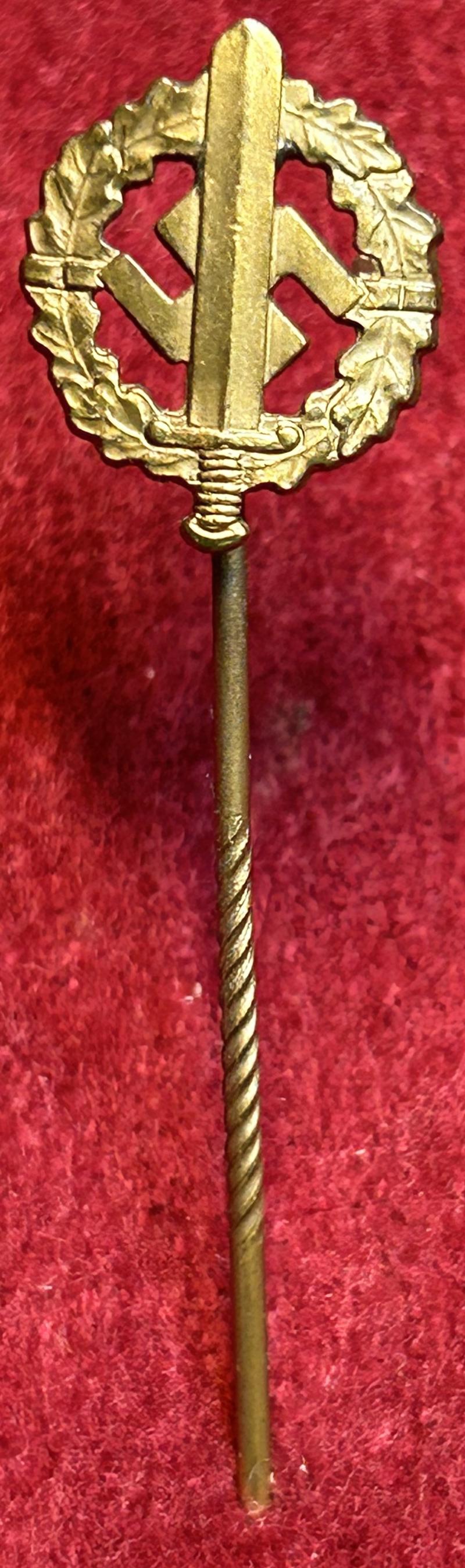 3rd Reich Miniatur SA sportabzeichen in Bronze