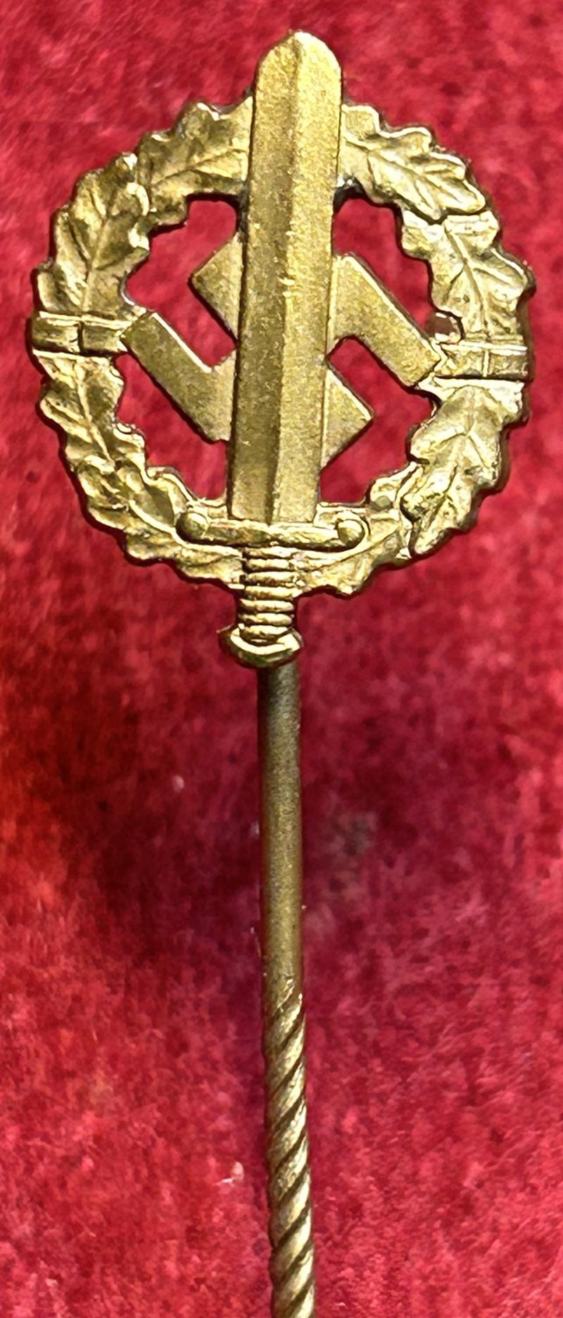 3rd Reich Miniatur SA sportabzeichen in Bronze
