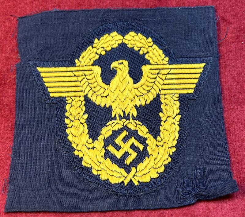 3rd Reich Ärmeladler Wasserschutzpolizei für Mannschaften