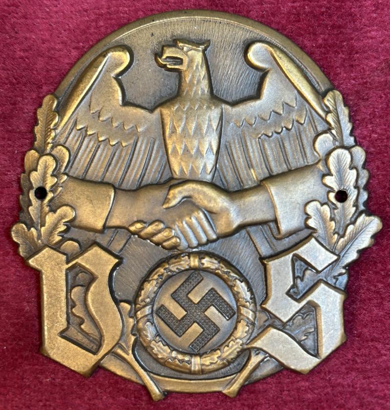 3rd Reich Türplakette der Volkssozialistische Selbsthilfe (VS)