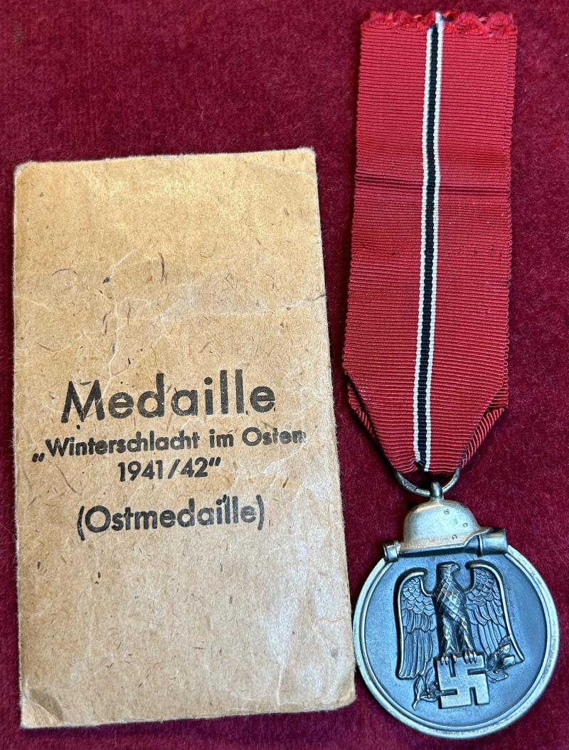 3rd Reich Winterschlacht im Osten - Ostmedaille (39) mit Tüte