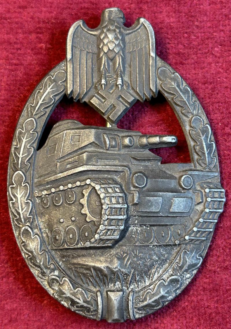 3rd Reich Panzerkampfabzeichen in Bronze (Type B Zimmermann)