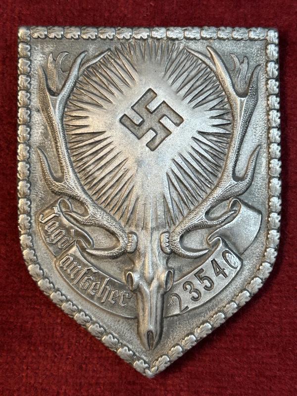 3rd Reich RDJ Dienstabzeichen für Berufsjäger und Jagdaufseher