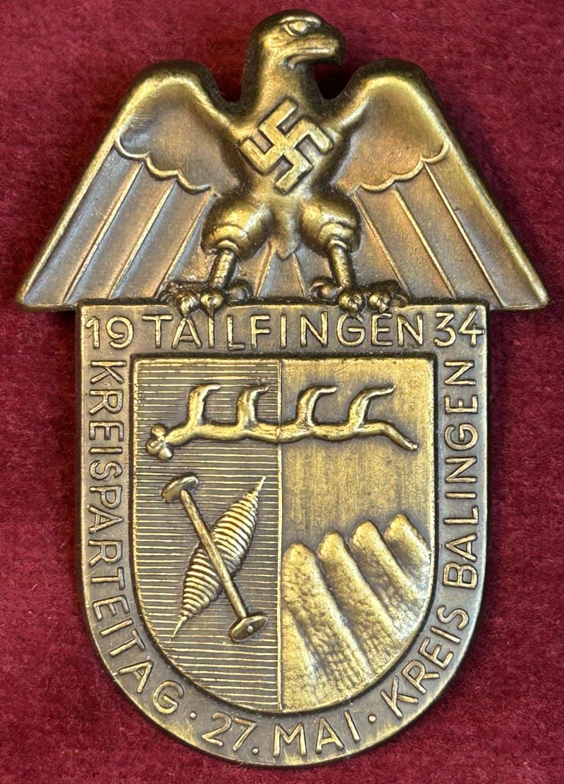 3rd Reich DAF Treffen Kreis Balingen-Hechingen 1934