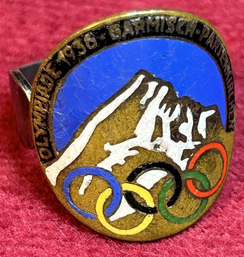 3rd Reich Silbern ring Olympiade 1936 Garmisch-Partenkirchen