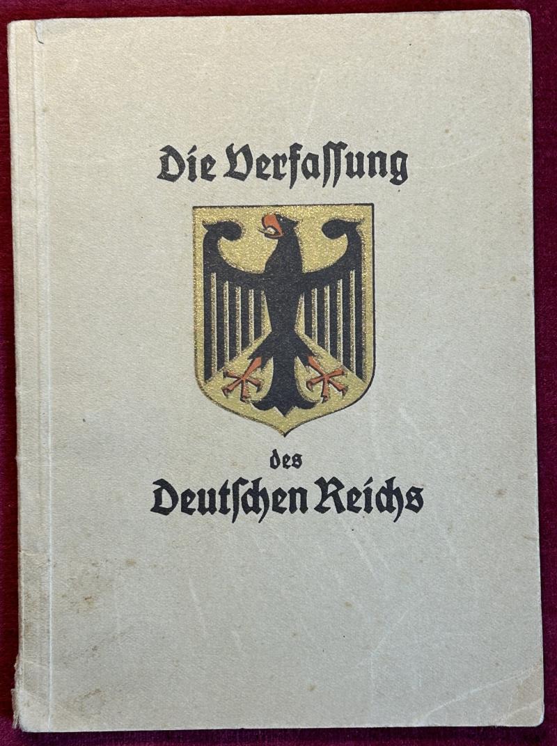 Deutsche Reich Die Verfassung des Deutschen Reichs