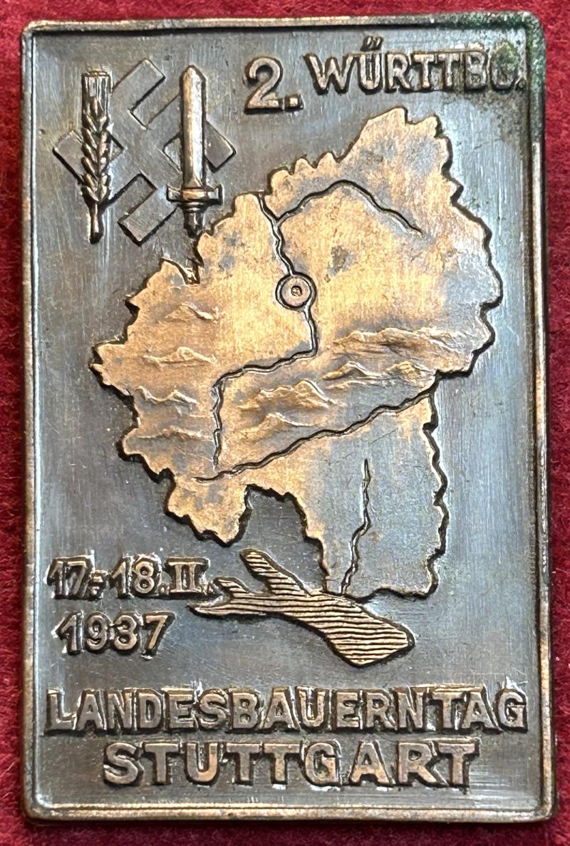 3rd Reich RNST 2. Württembergischer Landesbauerntag 1937