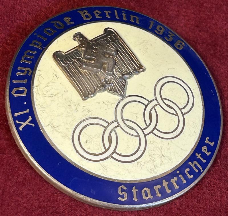 3rd Reich XI. Olympiade Berlin 1936 Startrichter