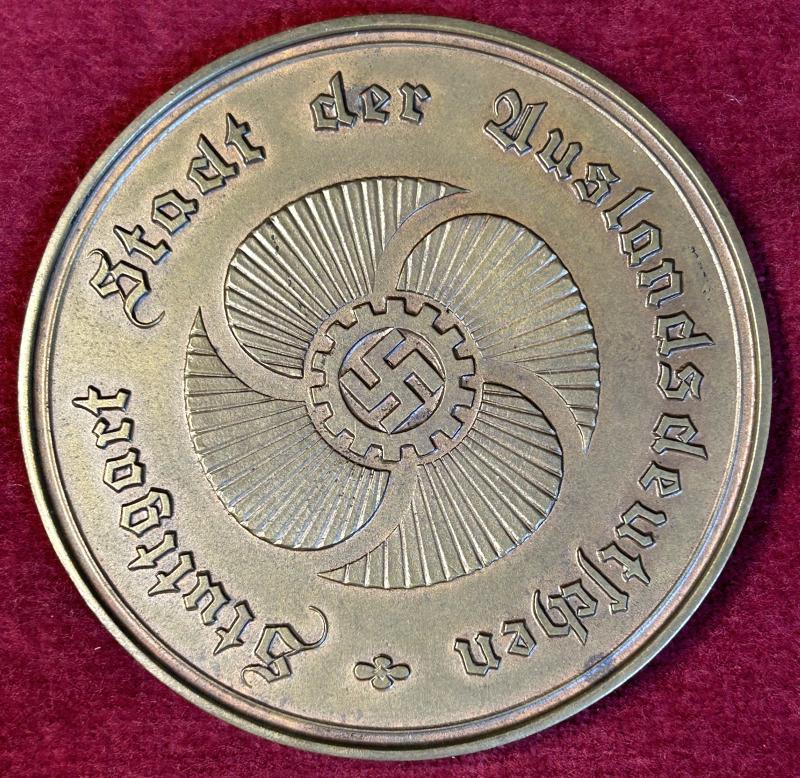 3rd Reich KdF Plakette Erste Gau-Ausstellung der KdF-Sammlergruppen 1941