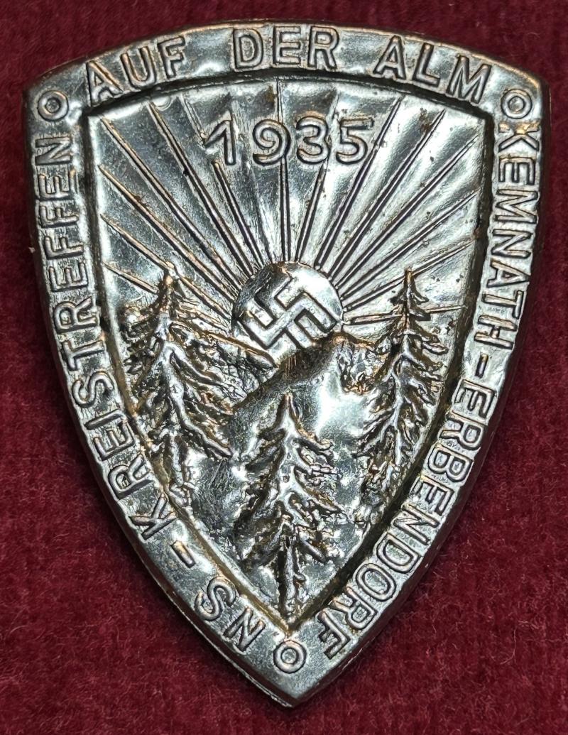3rd Reich NSDAP Kreistreffen Auf der Alm 1935