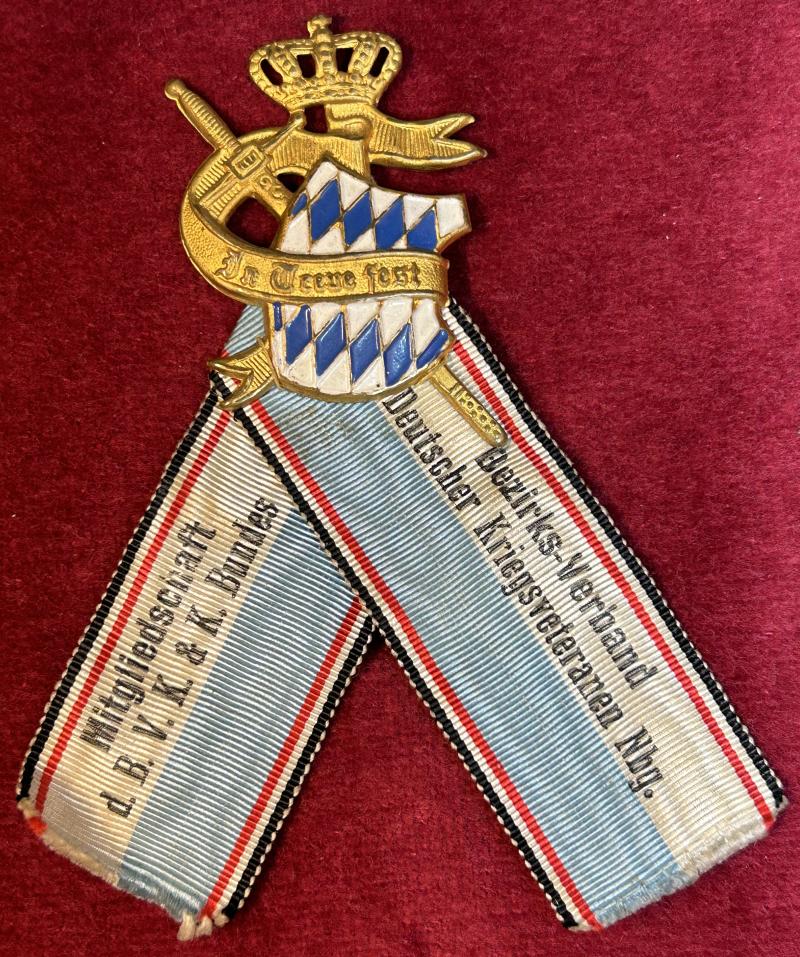 Bayerische Königreich Kriegersverein mitgliedsabzeichen