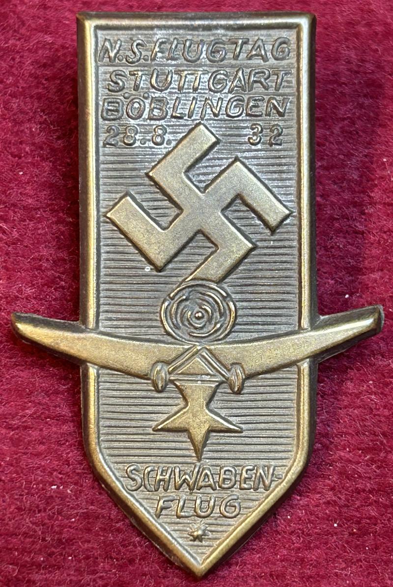 3rd Reich NS Flugtag Stuttgart Böblingen 1932 Schwabenflug