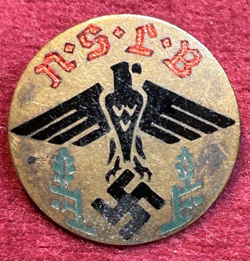 3rd Reich Nationalsozialistischer Lehrerbund Mitgliedsabzeichen 2. Form