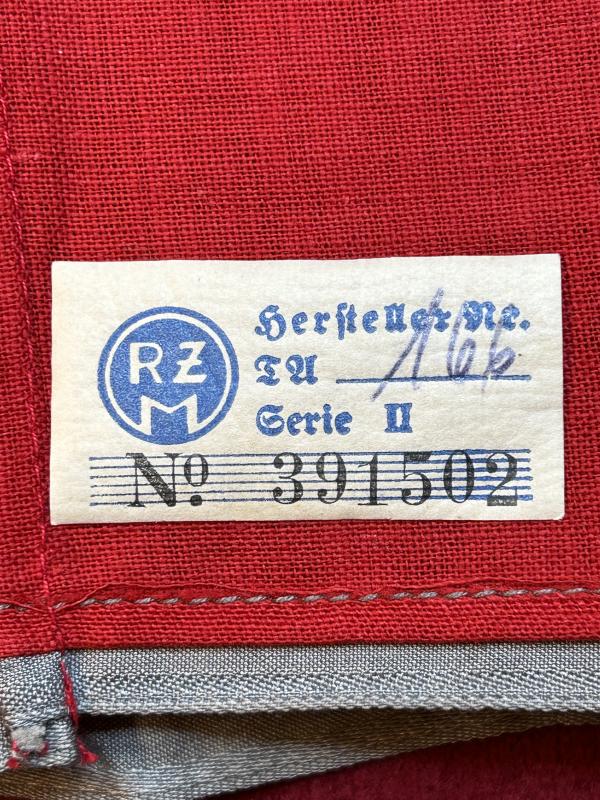 3rd Reich Armbinde für Angehörige der SA Reserve II mit RZM Etikett