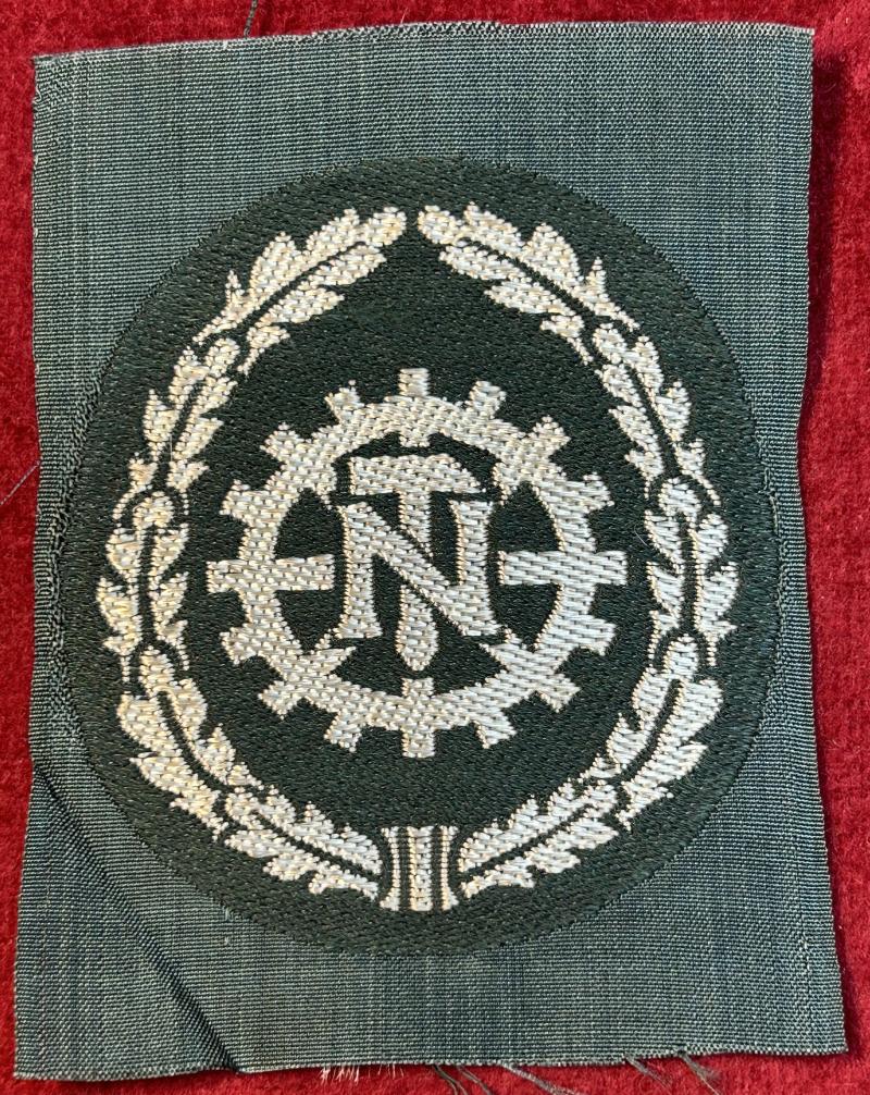 3rd Reich TeNo Ärmelabzeichen für ehemalige Angehörige der Technische Nothilfe