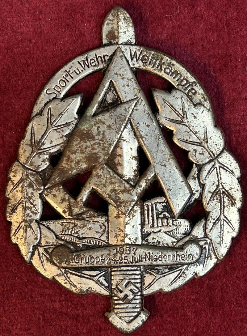 3rd Reich SA Gruppe-Niederrhein Sport- und Wehrwttkämpfe 1937