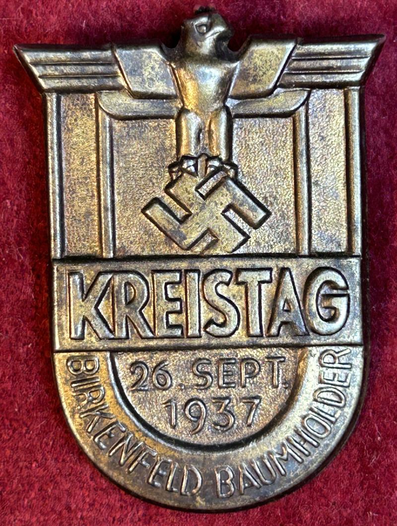 3rd Reich NSDAP Kreistag Birkenfeld Baumholder 1937