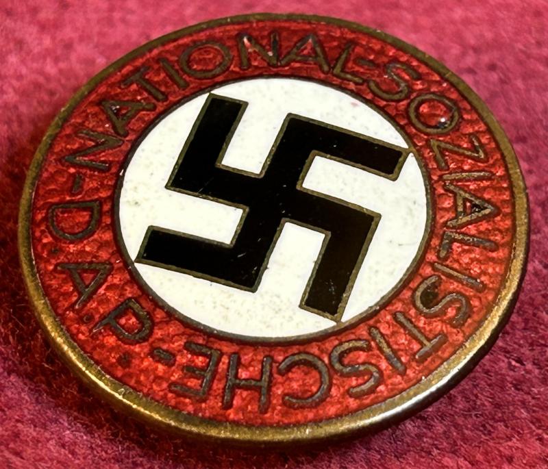 3rd Reich NSDAP Knopfloch Parteiabzeichen RZM M1/164