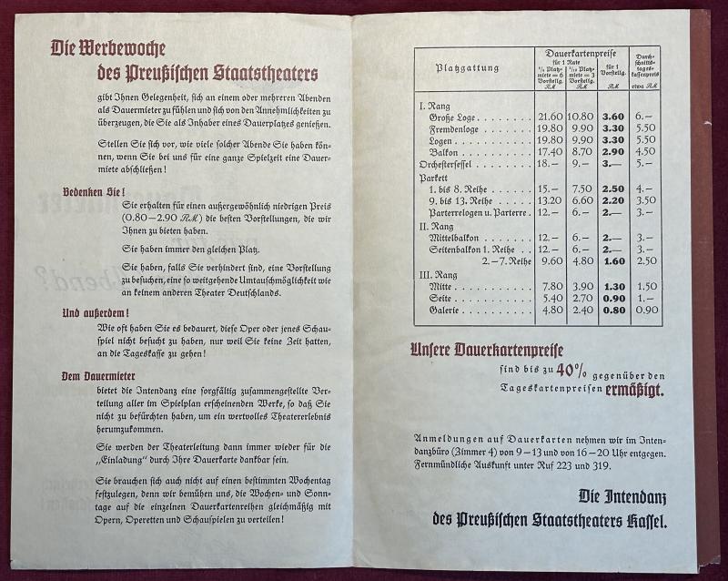 3rd Reich Broschüre 