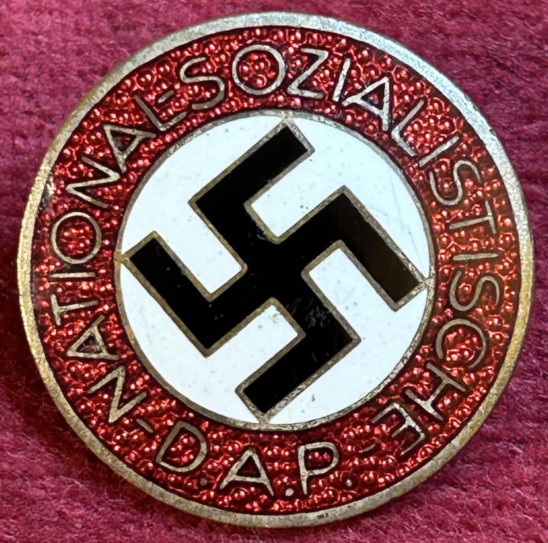 3rd Reich NSDAP Parteiabzeichen (Hermann Aurich)