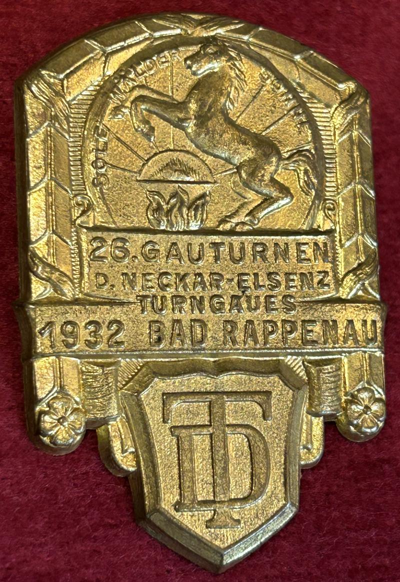 3rd Reich 26. Gauturnen der Neckar-Elsenz 1932